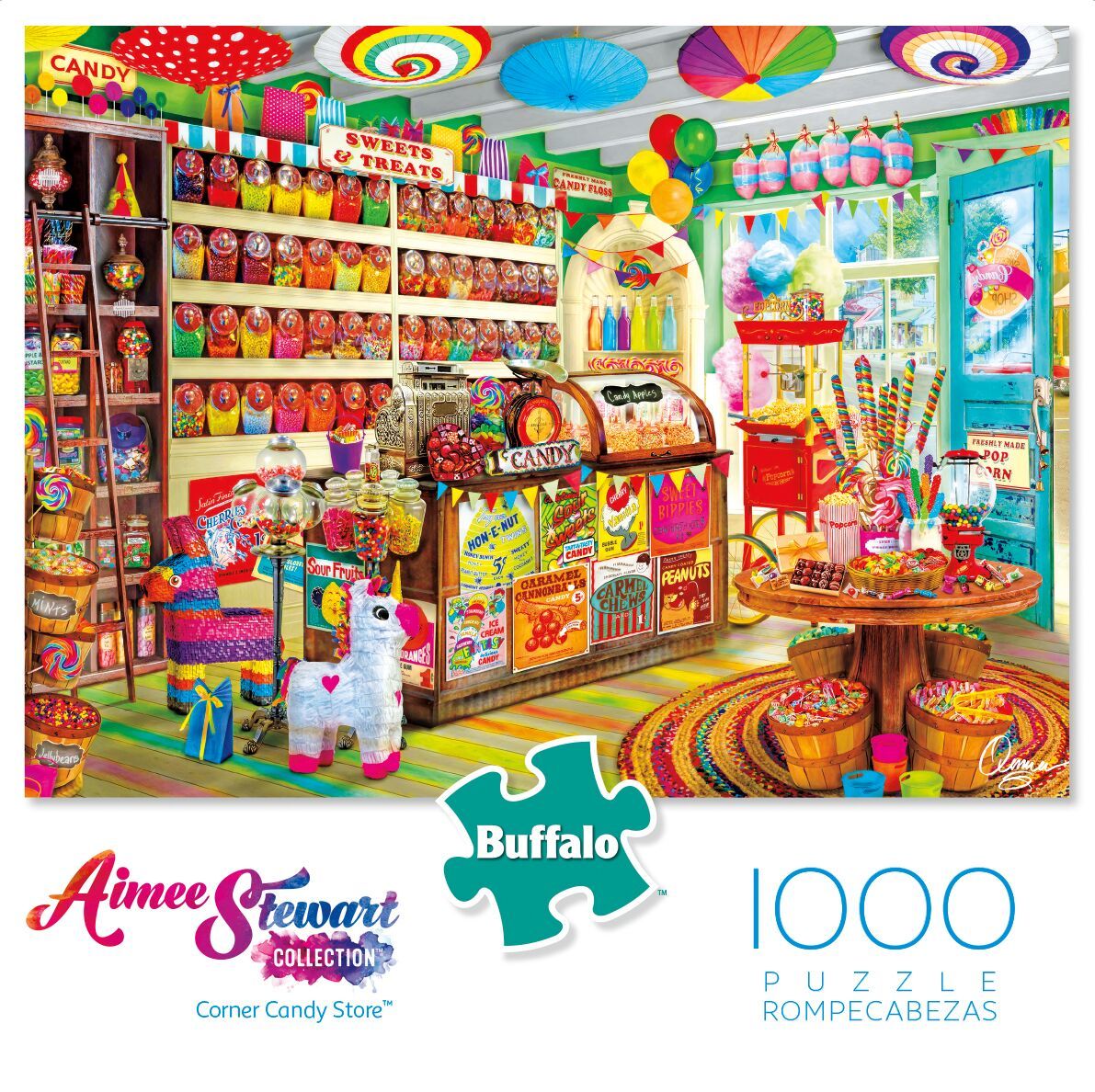 Corner Candy Store - 1000pc Jigsaw Puzzle By Buffalo Games  			  					NEW - image 1