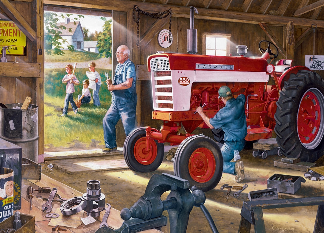 John Deere: Red Power - 1000pc Jigsaw Puzzle by Masterpieces