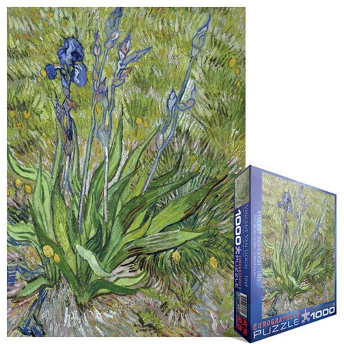 Van Gogh: Iris - 1000pc Jigsaw Puzzle by Eurographics