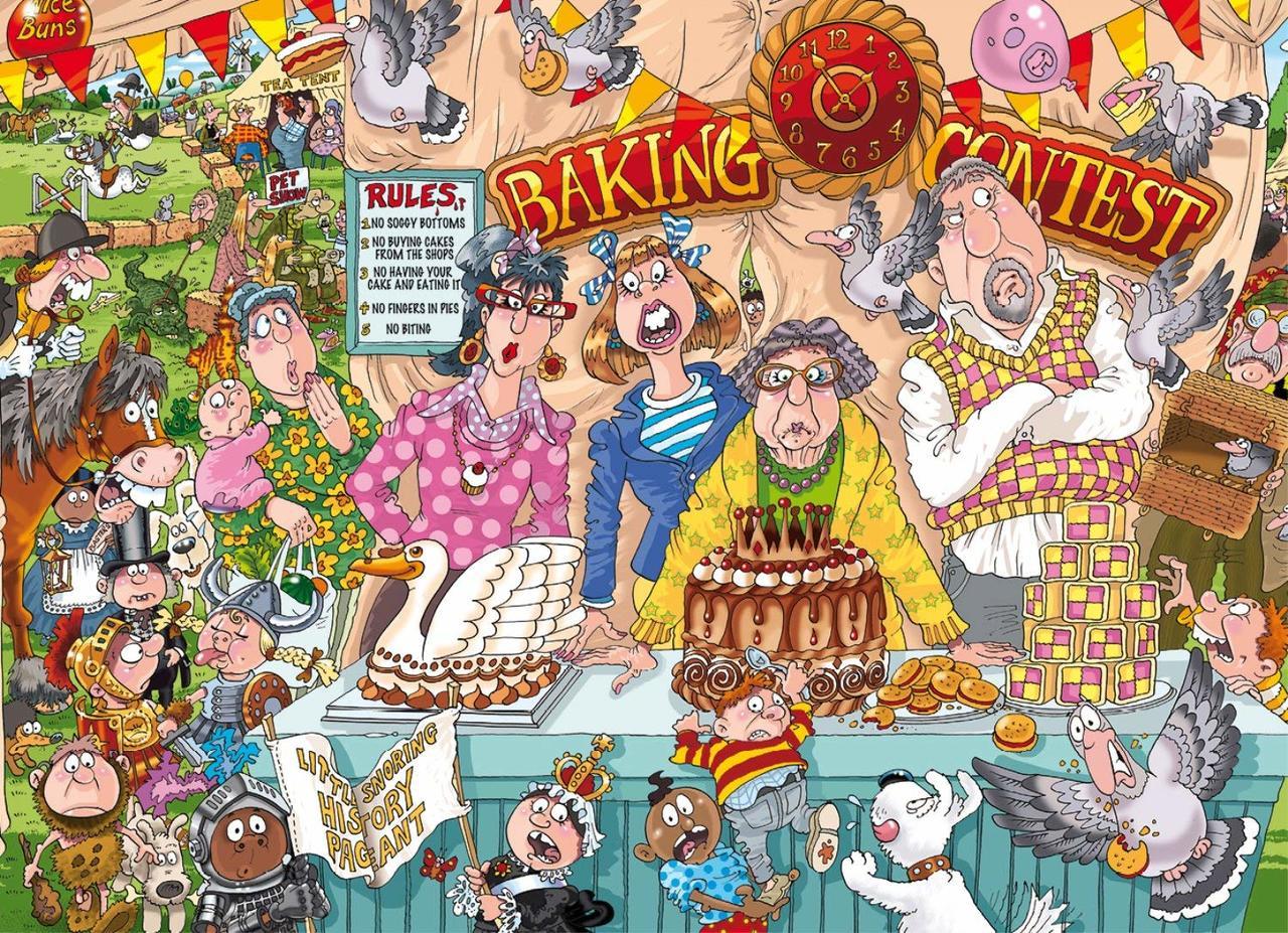 WASGIJ: Original 23, The Bake Off! - 1000pc Jigsaw Puzzle By Jumbo  			  					NEW