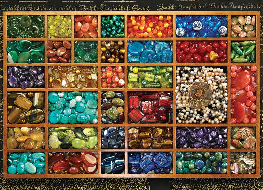 Bead Tray - 1000pc Jigsaw Puzzle By Cobble Hill