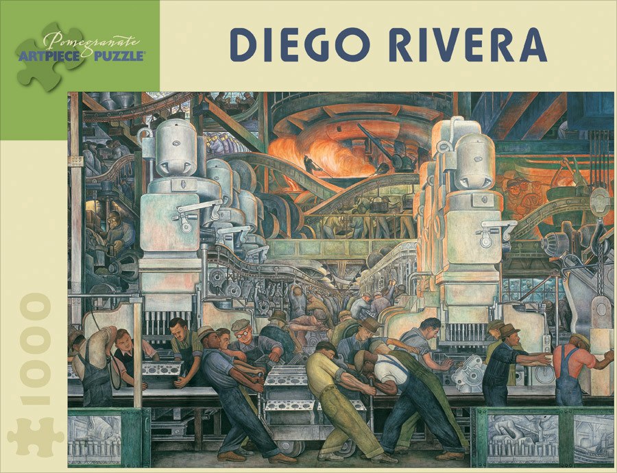 Diego Rivera - 1000pc Jigsaw Puzzle by Pomegranate