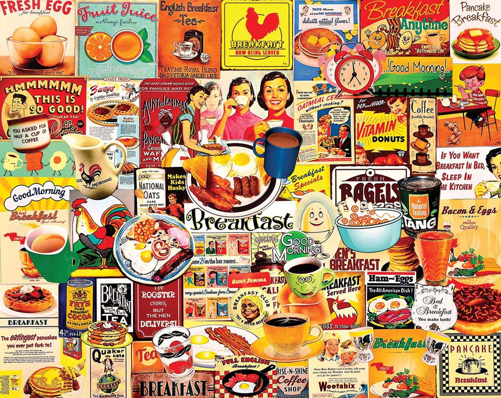 Breakfast - 1000pc Jigsaw Puzzle by White Mountain