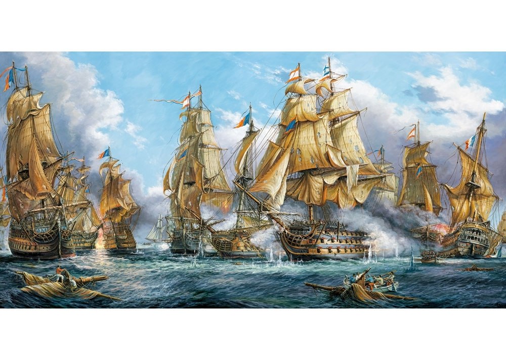 Naval Battle - 4000pc Jigsaw Puzzle By Castorland