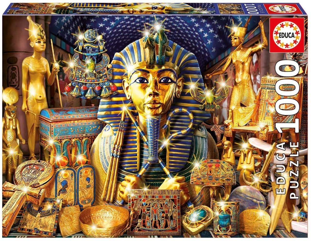 Treasures Of Egypt - 1000pc Jigsaw Puzzle By Educa  			  					NEW