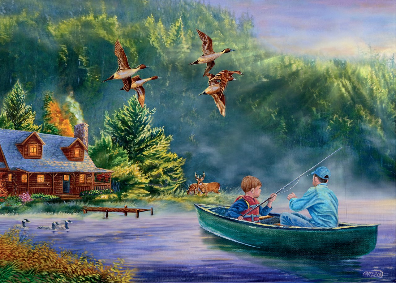 Weekend Escape - 500pc Large Format By Ravensburger  			  					NEW