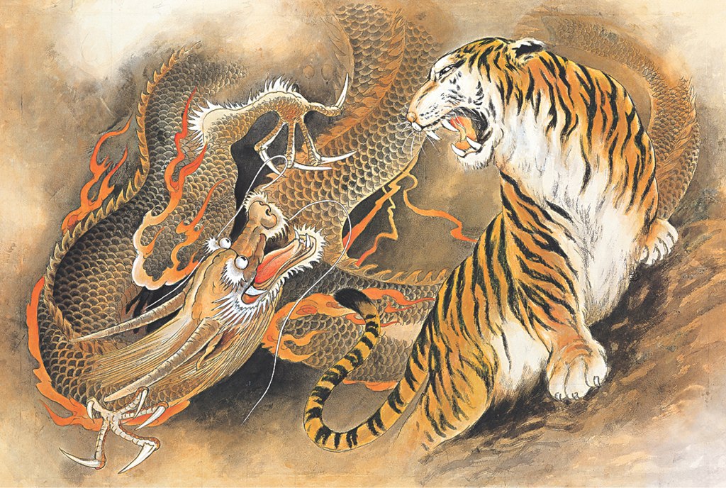 Tiger vs dragon anime