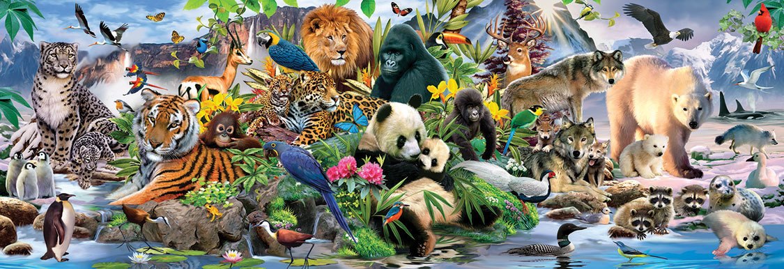 Around the World - 500pc Jigsaw Puzzle by SunsOut
