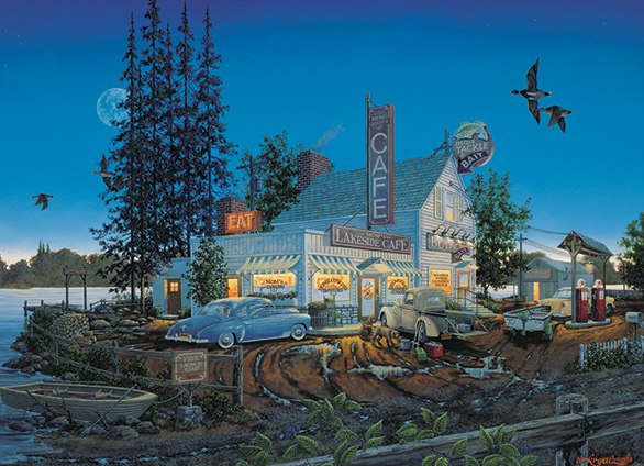 Bait and Breakfast - 1000pc Jigsaw Puzzle By Cobble Hill