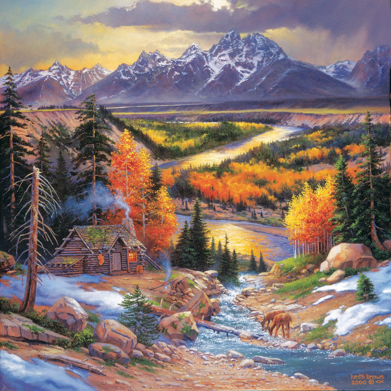 Fall Retreat - 500pc Jigsaw Puzzle by Sunsout  			  					NEW