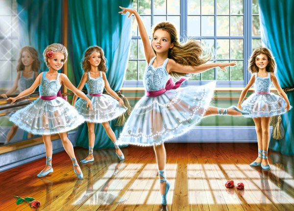Little Ballerinas - 260pc Jigsaw Puzzle by Castorland