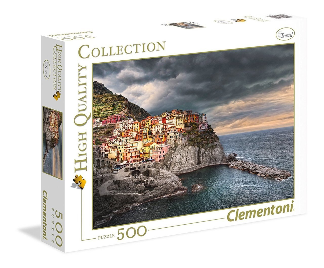 Manarola - 500pc Jigsaw Puzzle by Clementoni - image 1