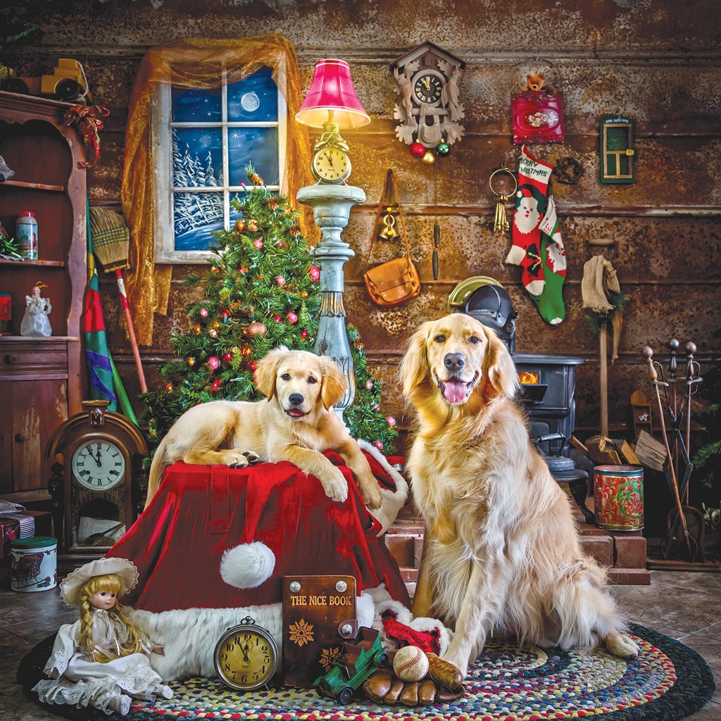 Santa's Little Helpers - 1000pc Jigsaw Puzzle by Sunsout