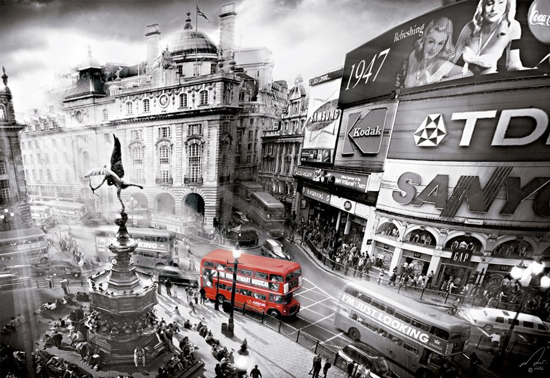 Piccadilly Circus - 1000pc Jigsaw Puzzle By Educa