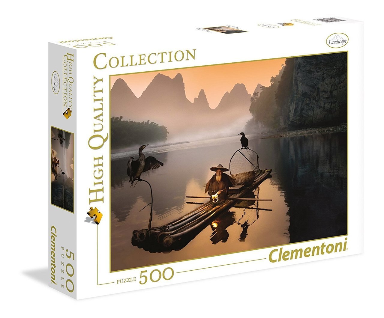 The Old Fisherman - 500pc Jigsaw Puzzle by Clementoni - image 1
