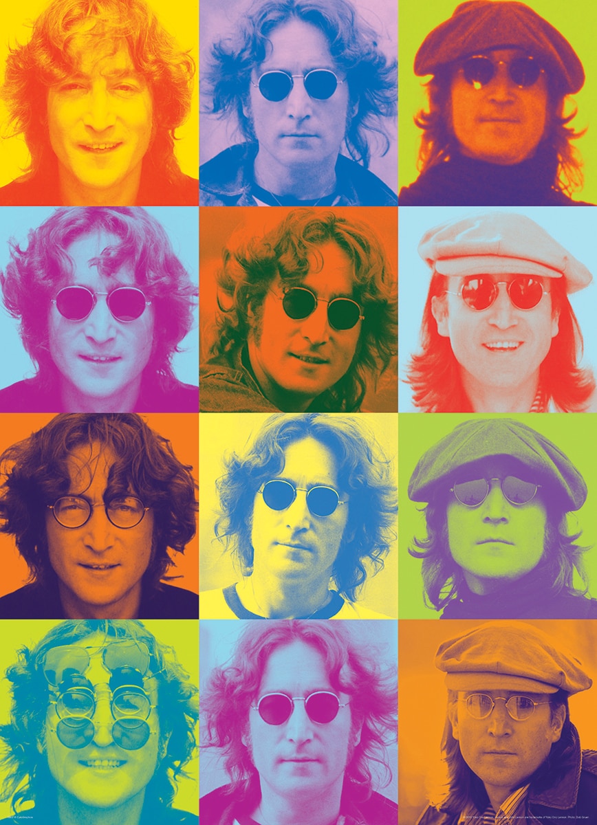 Celebrities: John Lennon - Color Portraits - 1000pc Jigsaw Puzzle by Eurographics