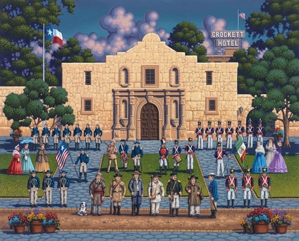 Alamo - 500pc Jigsaw Puzzle by Dowdle