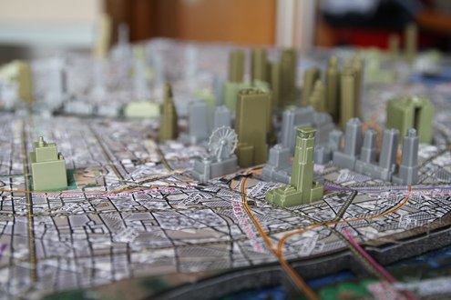 Osaka - 1230pc 4D Cityscape Jigsaw Puzzle - image 1