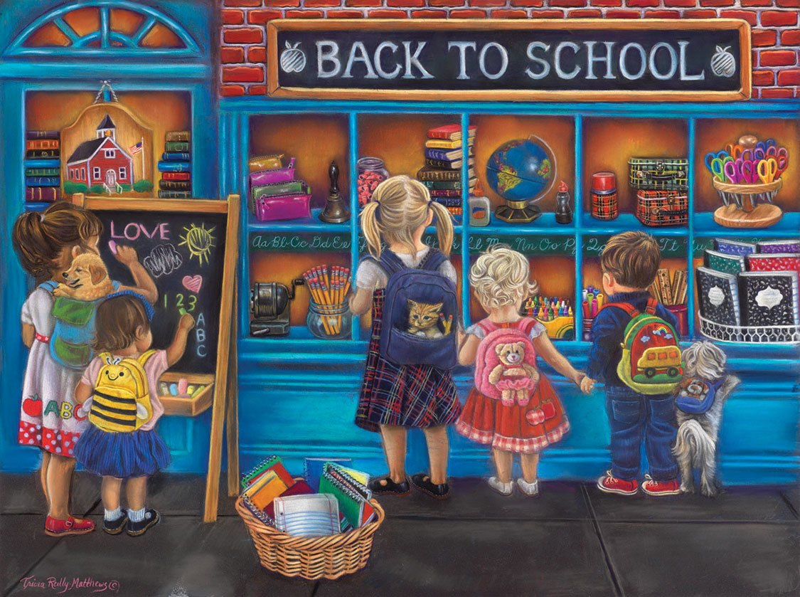 School Time - 1000pc Jigsaw Puzzle by SunsOut