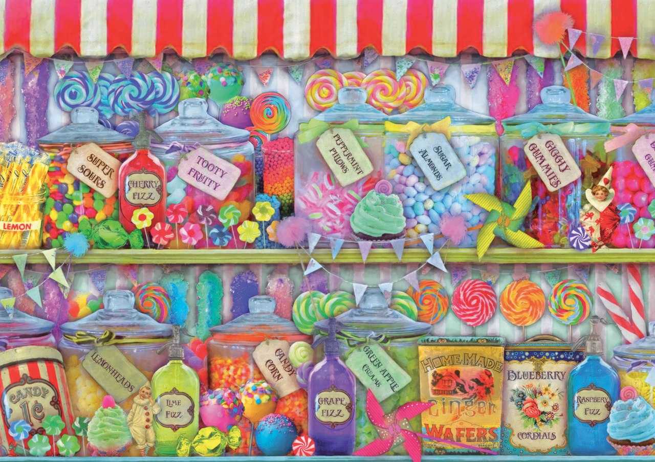 Candy Shop - 1000pc Jigsaw Puzzle by Educa