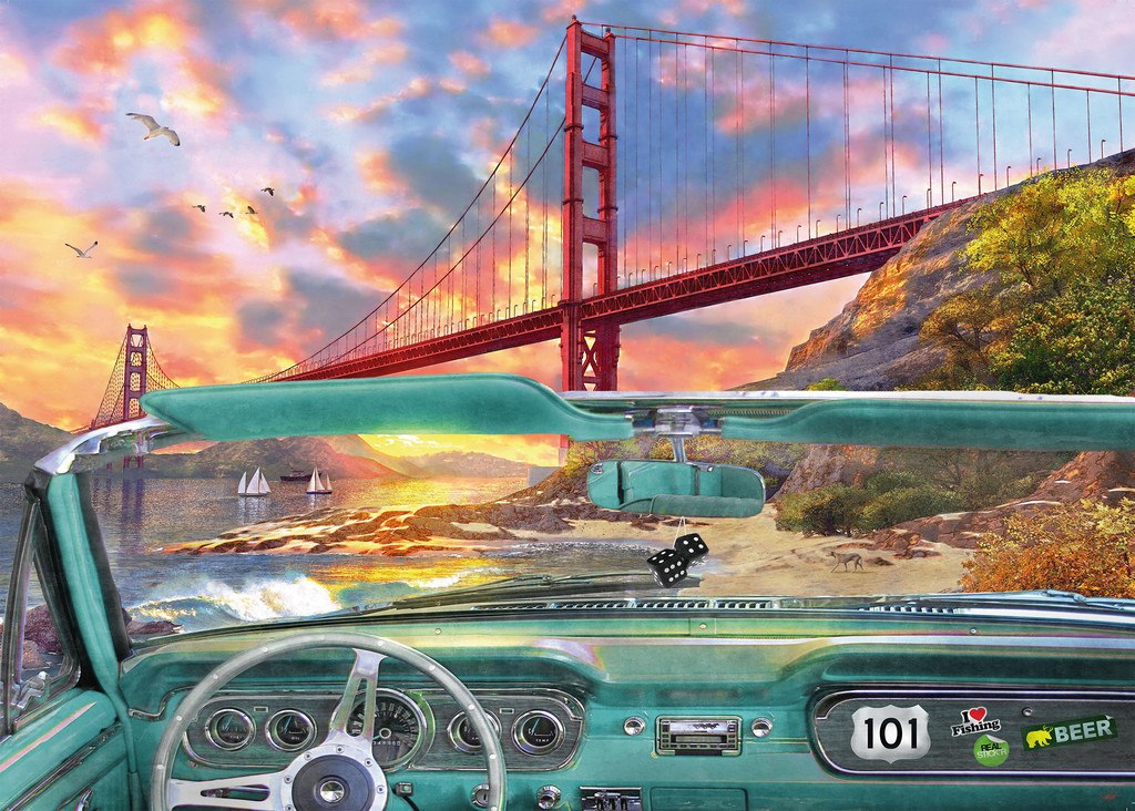 Golden Gate - 1000pc Jigsaw Puzzle By Ravensburger