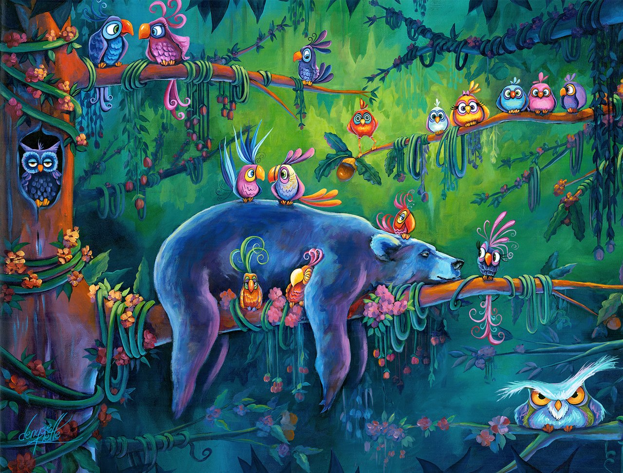 Klette: Feeling a Little Blue - 750pc Jigsaw Puzzle By Standout Puzzles  			  					NEW