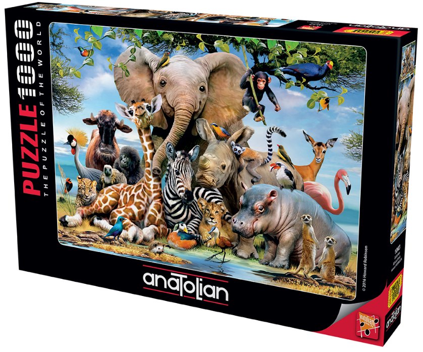 Africa Smile - 1000pc Jigsaw Puzzle by Anatolian  			  					NEW - image 1