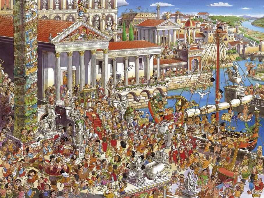 Prades: Ancient Rome - 1500pc Jigsaw Puzzle By Heye  			  					NEW