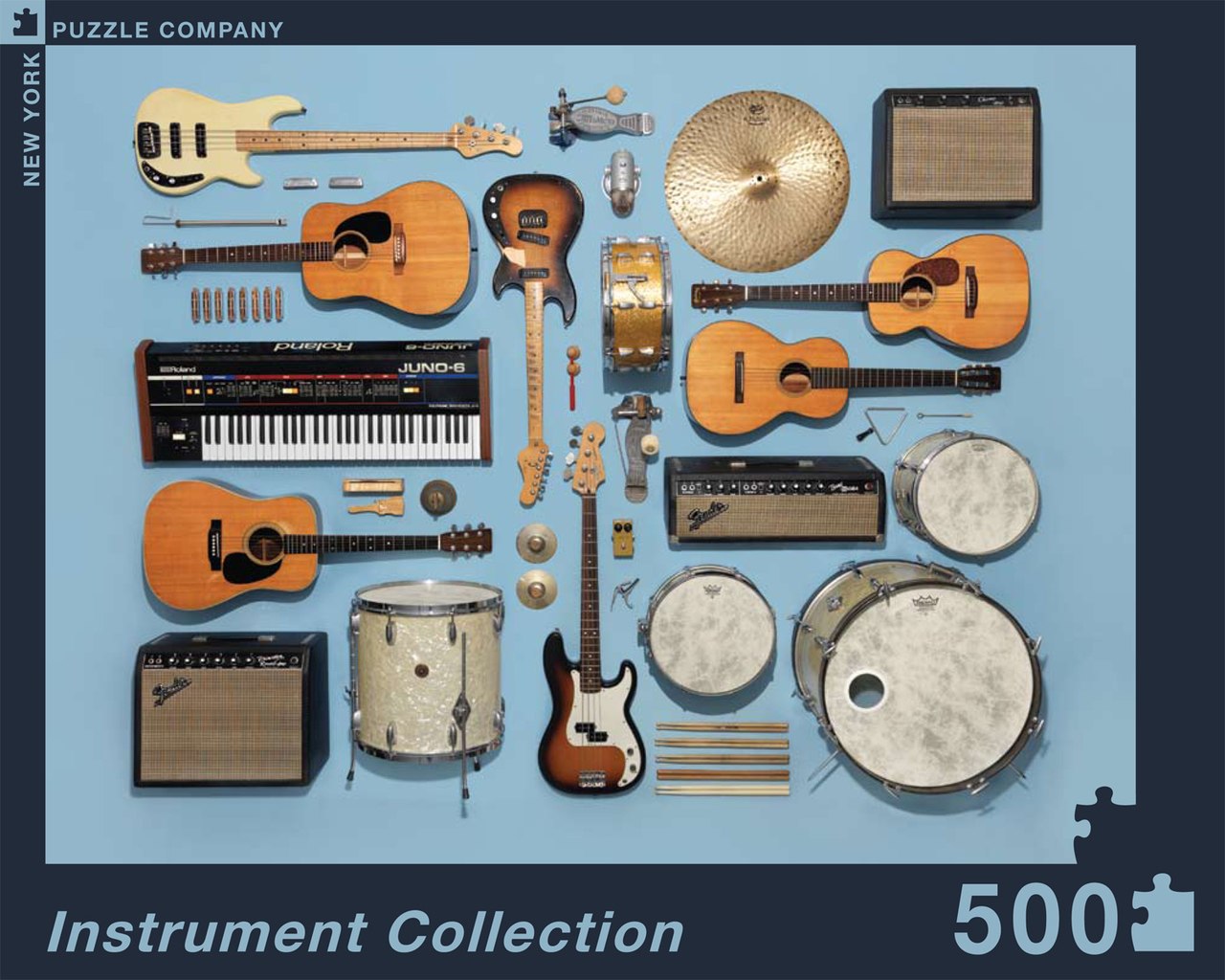 Musical Instruments - 500pc Jigsaw Puzzle by New York Puzzle Company