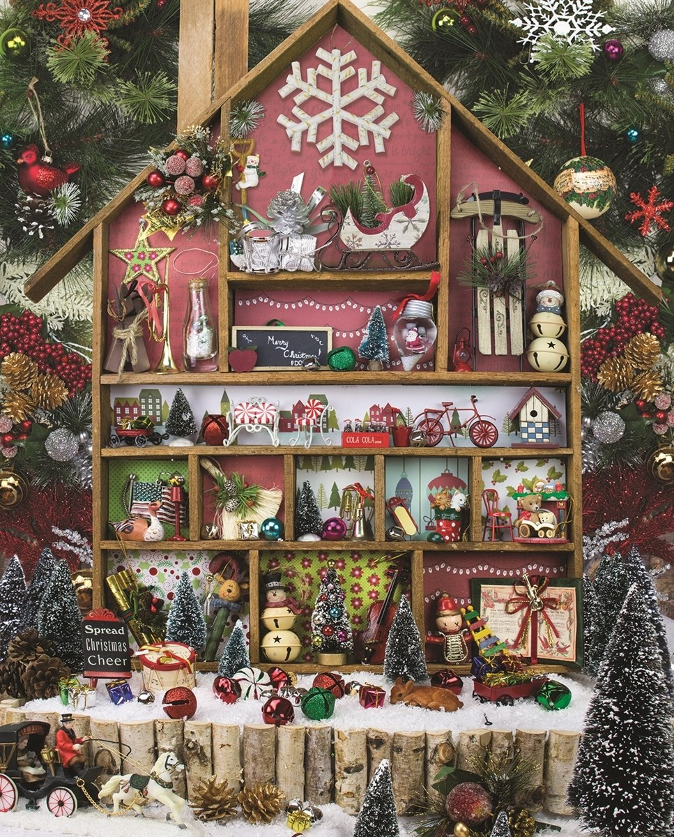 Christmas Country Home - 1000pc Jigsaw Puzzle By Springbok