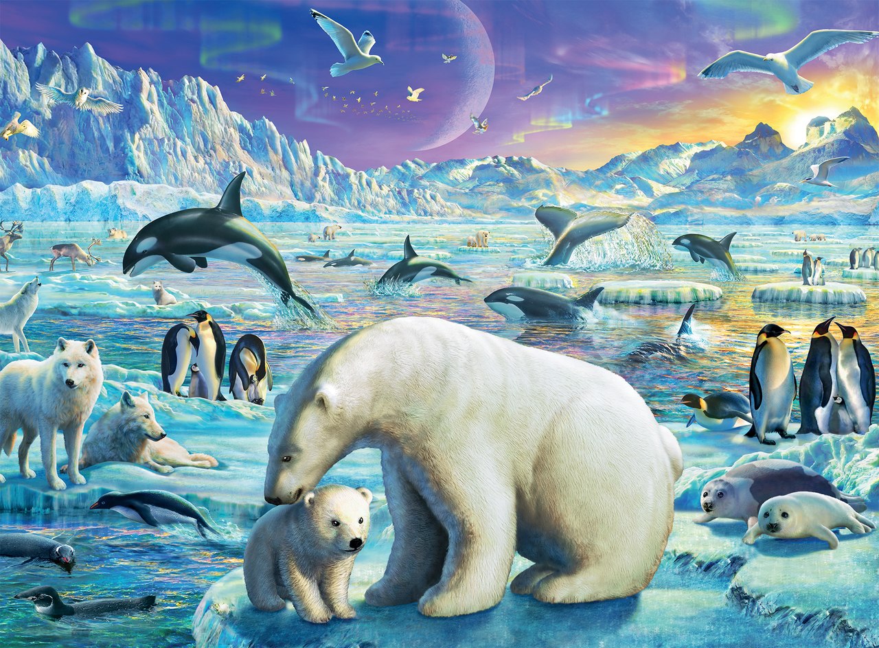 Polar Animals - 300pc Jigsaw Puzzle By Ravensburger  			  					NEW