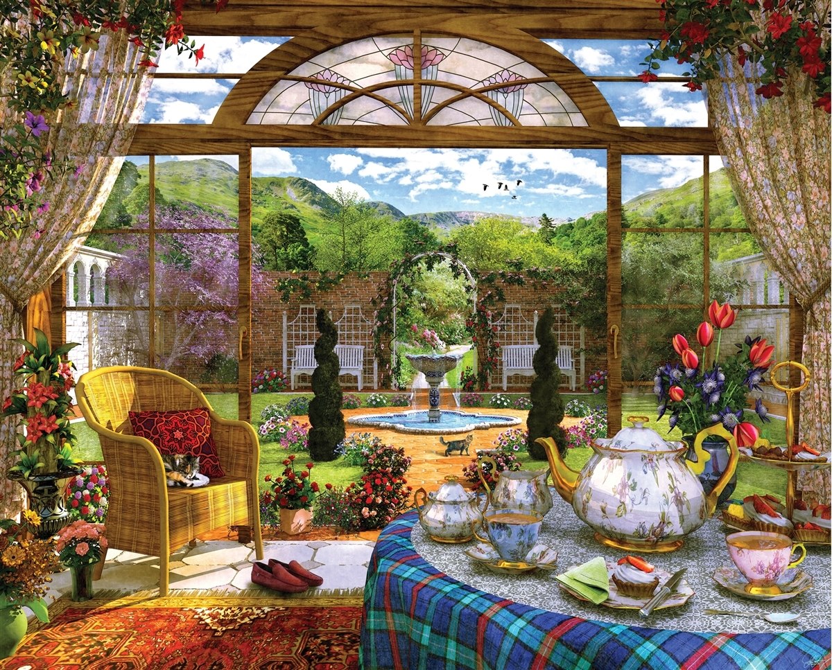 The Conservatory - 1000pc Jigsaw Puzzle By Springbok  			  					NEW