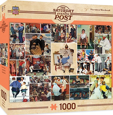 Saturday Evening Post: Norman Rockwell Collage - 1000pc Jigsaw Puzzle By Masterpieces
