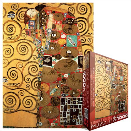 Klimt: The Fulfillment - 1000pc Jigsaw Puzzle by Eurographics