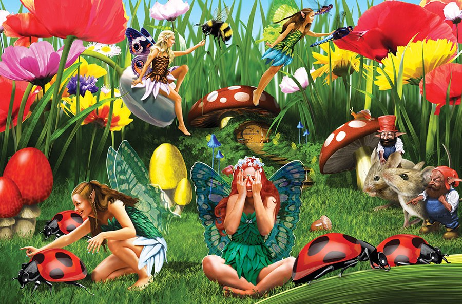 Ladybug Fairies - 60pc Kids Puzzle by Cobble Hill