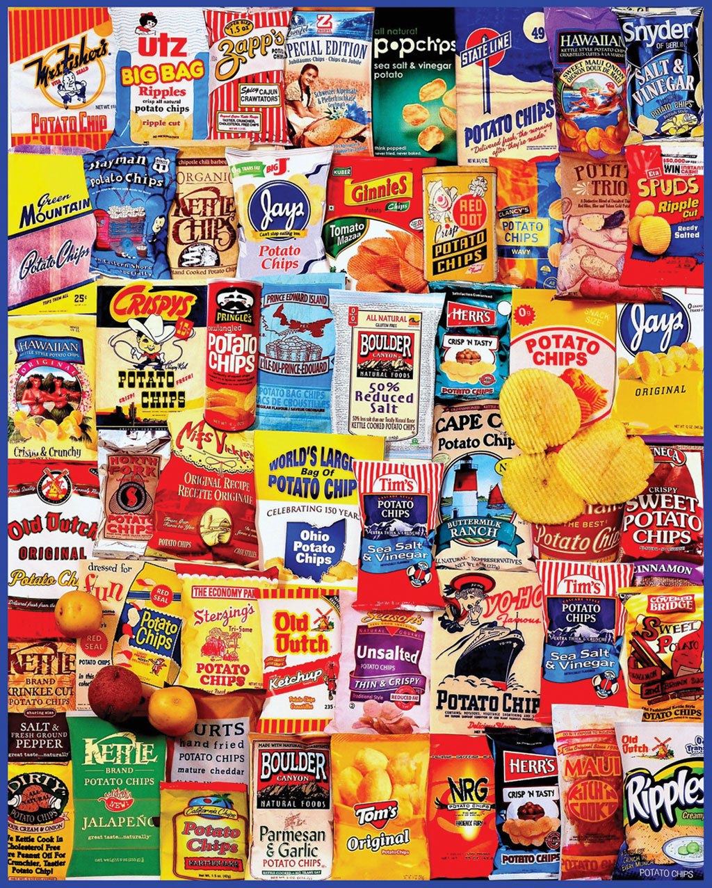 Potato Chips - 1000pc Jigsaw Puzzle by White Mountain