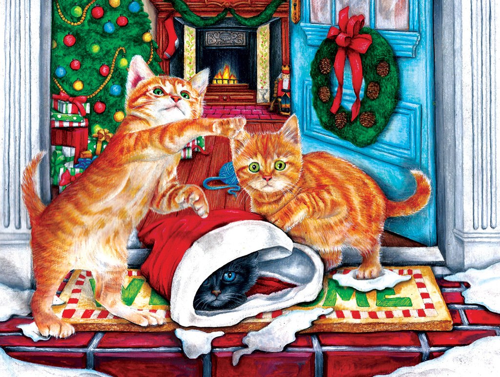 On the Doorstep - 500pc Jigsaw Puzzle by Sunsout