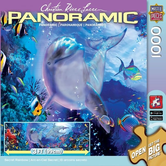 Secret Rainbow - 1000pc Panoramic Jigsaw Puzzle by Masterpieces - image 1