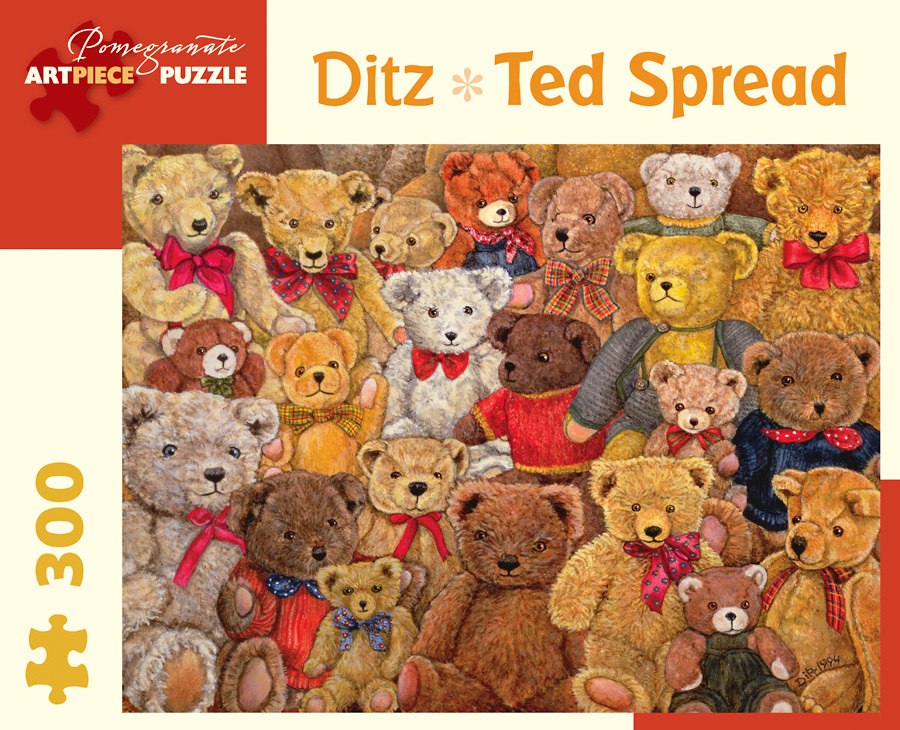 Ditz: Ted Spread - 300pc Jigsaw Puzzle by Pomegranate  			  					NEW