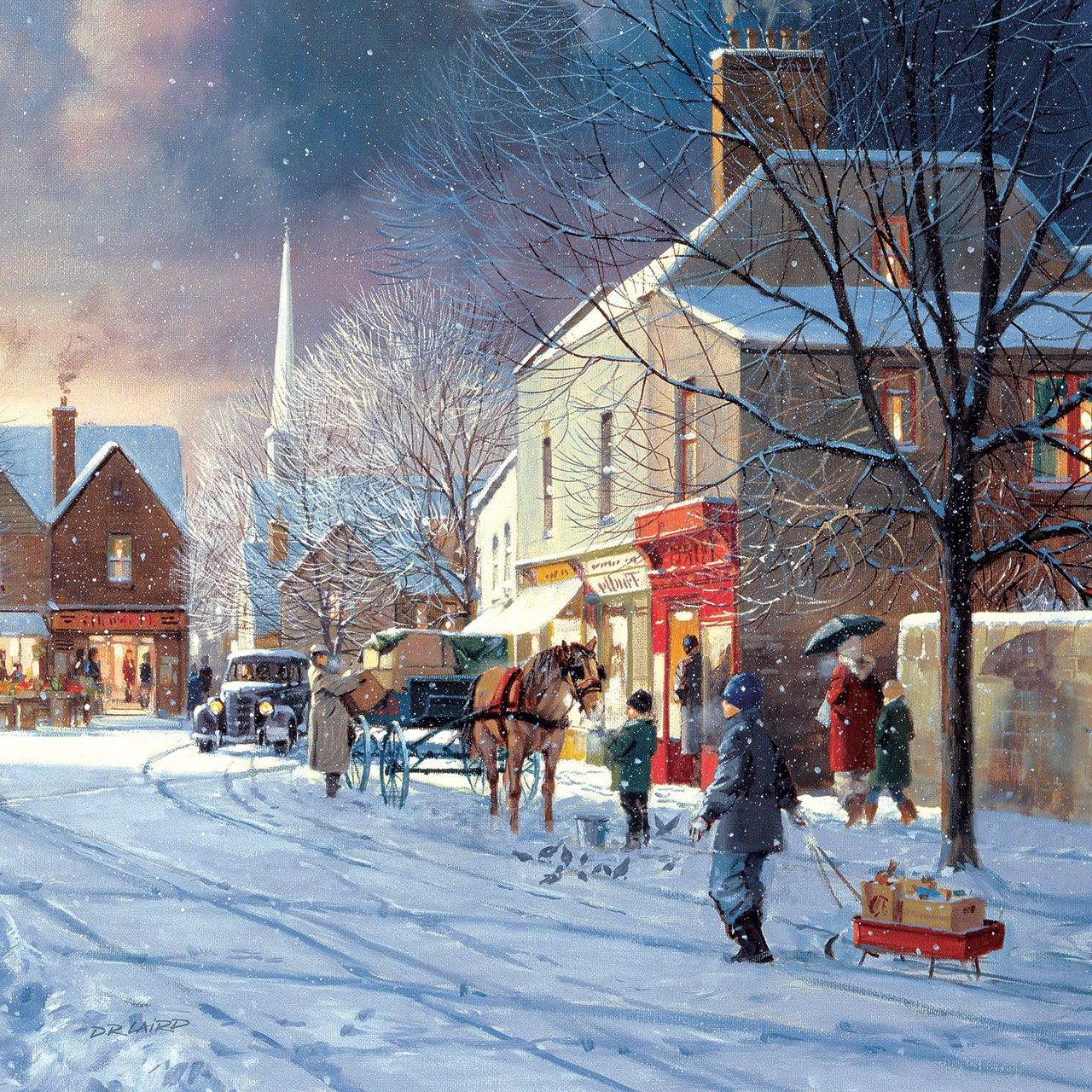 Street Scene - 1000pc Jigsaw Puzzle by Sunsout  			  					NEW