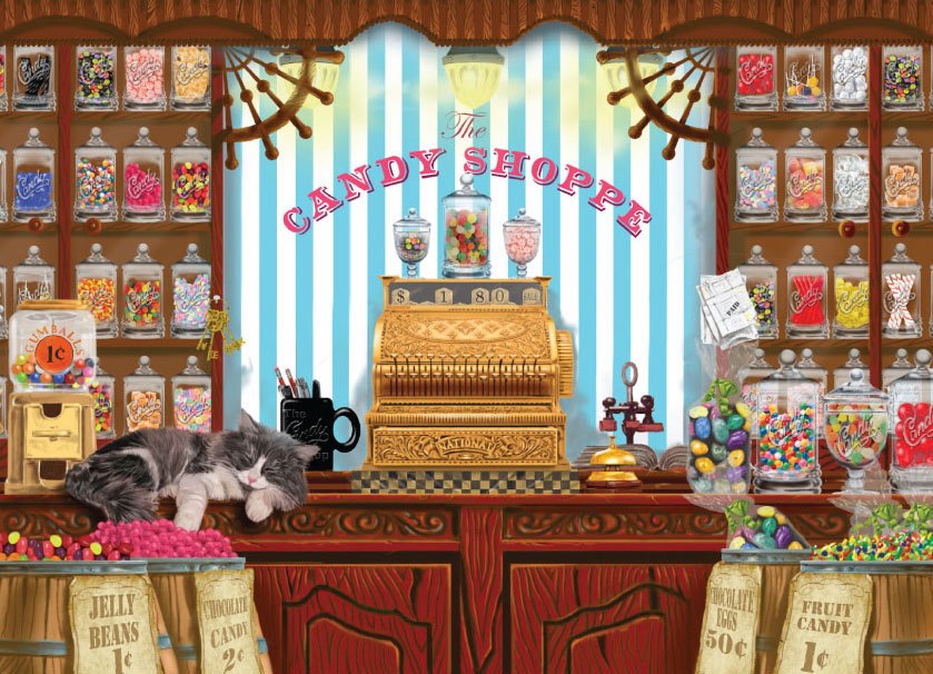Sweets For Sale - 1000pc Jigsaw Puzzle By Cobble Hill