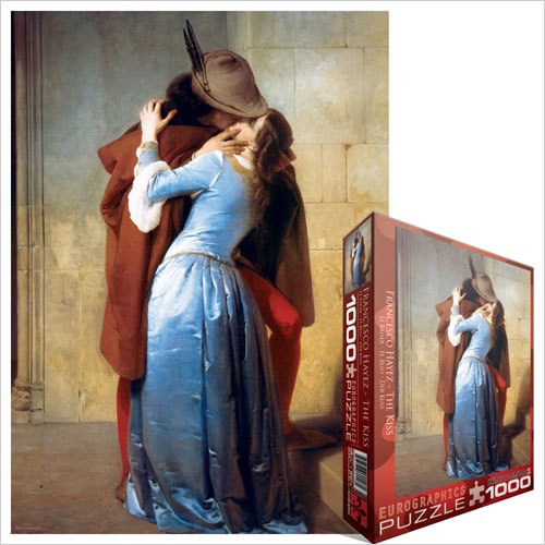 Hayez: The Kiss - 1000pc Jigsaw Puzzle by Eurographics