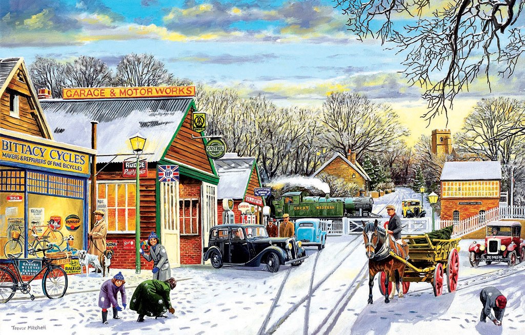 Winter Service - 1000pc Jigsaw Puzzle by Sunsout