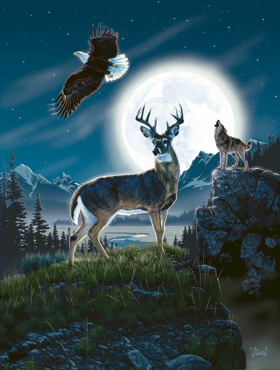Call of the Night - 500pc Jigsaw Puzzle By Sunsout