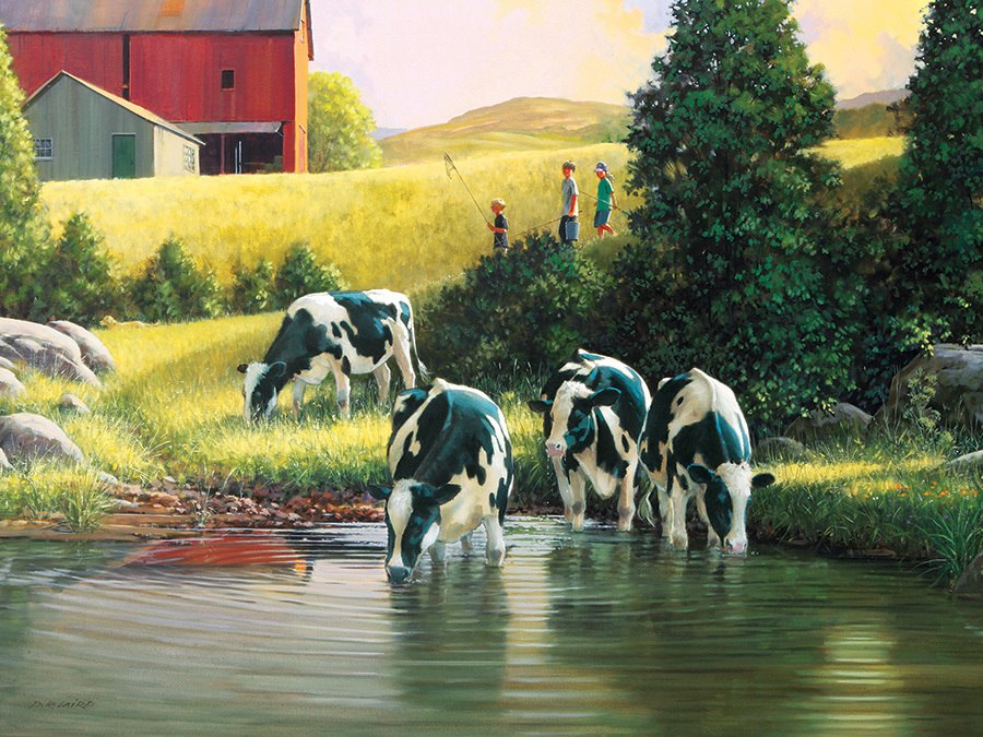 Holsteins - 500pc Jigsaw Puzzle by Cobble Hill
