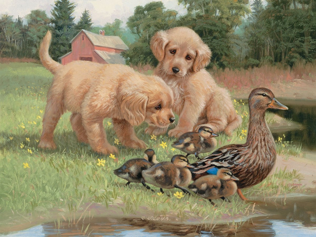 Follow the Leader - 500pc Jigsaw Puzzle by Lang  			  					NEW