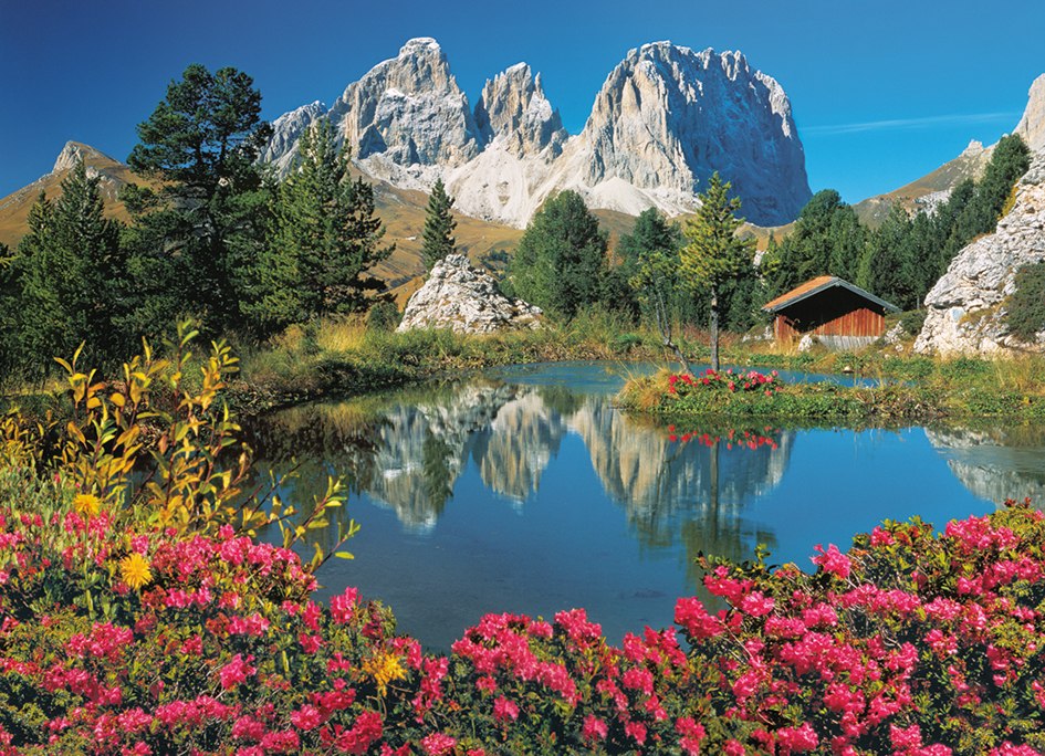 Passo Pordoi with a view to Sassolungo - 1000 pc Jigsaw Puzzle by Clementoni