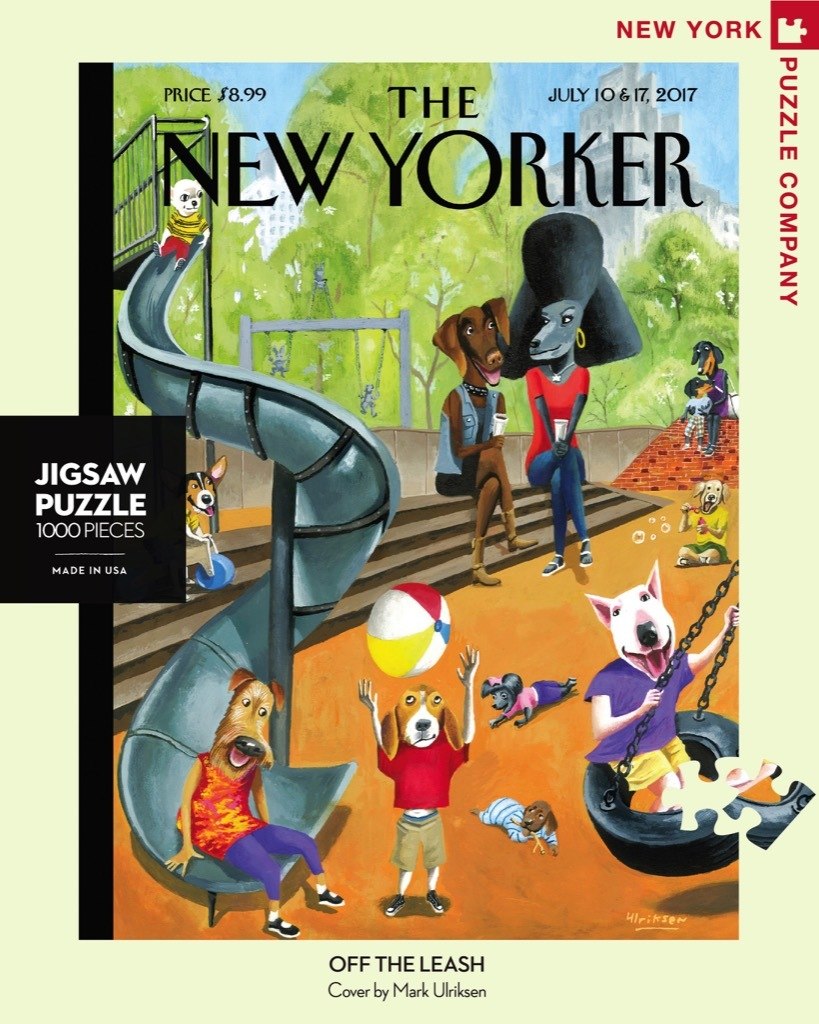 Off the Leash - 1000pc Jigsaw Puzzle by New York Puzzle Company  			  					NEW - image 1