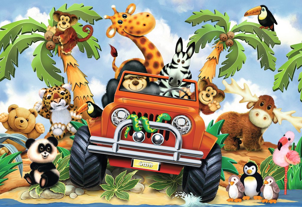 4-Wheeling - 24pc Floor Puzzle By Ravensburger