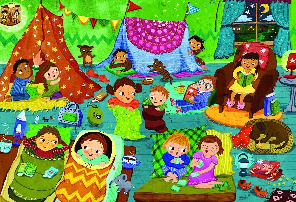 Pajama Party - 60pc Jigsaw Puzzle by Eurographics  			  					NEW